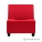 Red Herman Miller Swoop Armless Lounge Chair